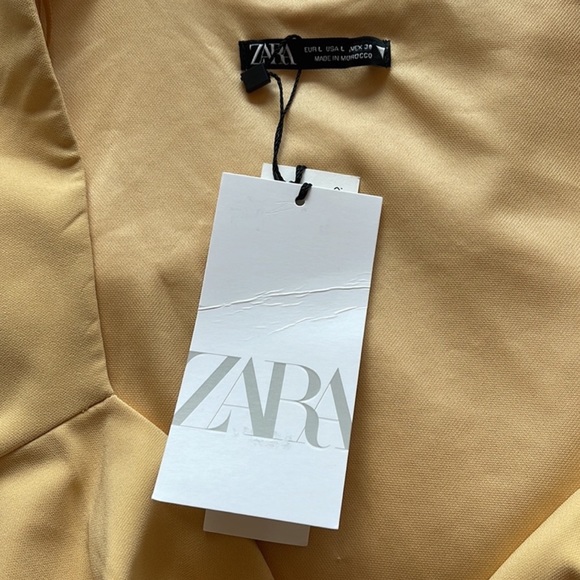 Zara Yellow Sleeveless Bodysuit - Picture 3 of 5